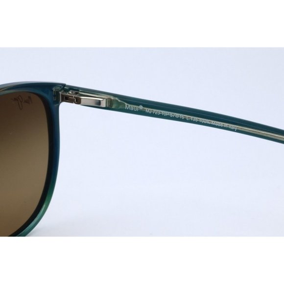 Maui Jim Ocean MJ 723-10P Cat Eye Tortoise Sunglasses Brown Polarized Lens (c) main image 6